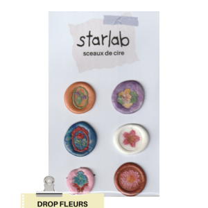 pack de sceaux de cire ✿ fleurs