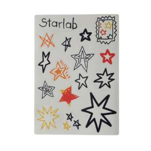 Planche A5 Stickers Starlab Création Mont de Marsan Landes France