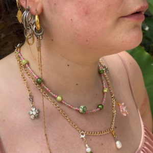 chaîne fleur collier
