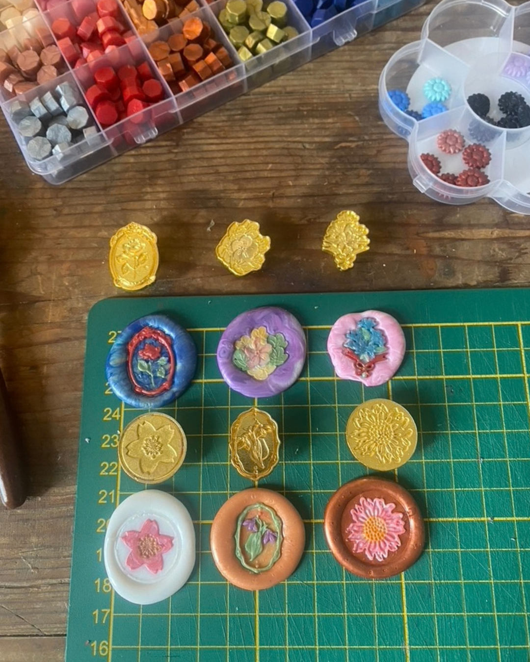 pack de sceaux de cire ✿ fleurs – Image 2