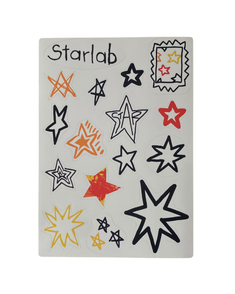planche de stickers ★ etoiles