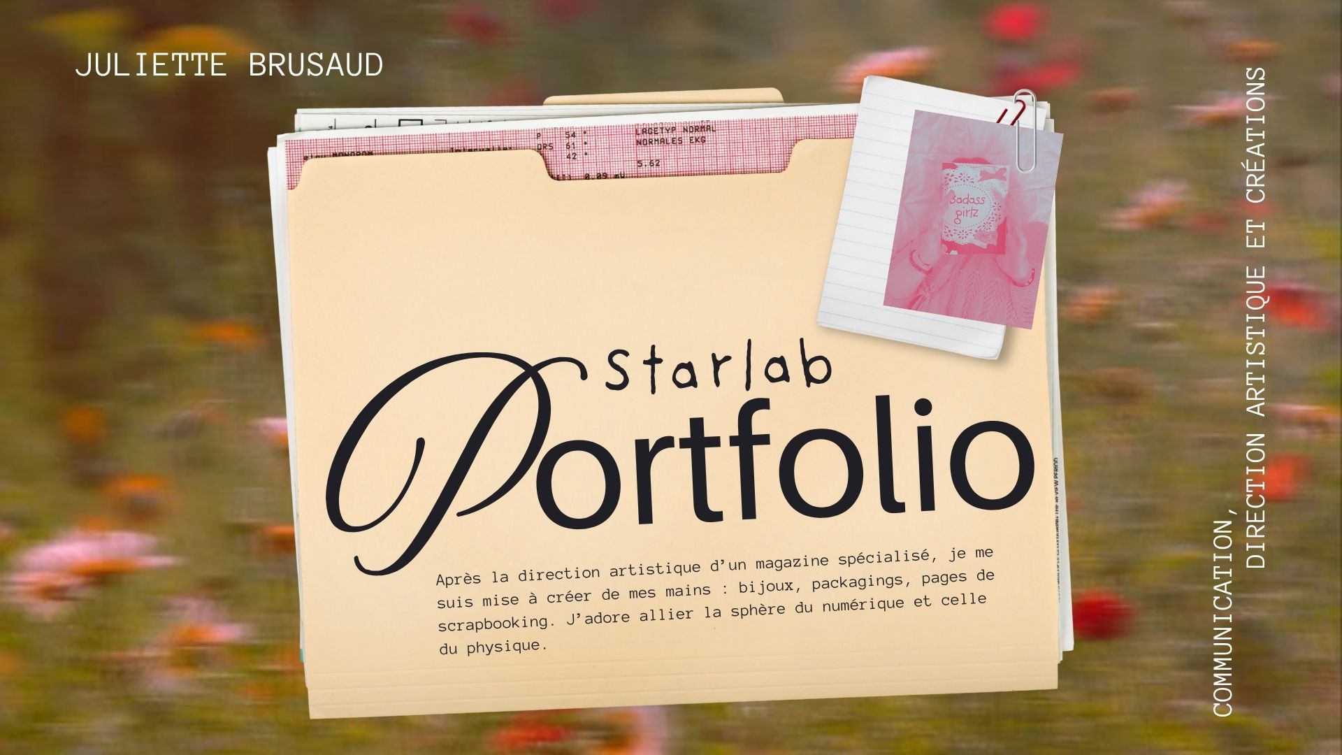 Portfolio Starlab Juliette Brusaud P1